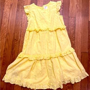 Crew cuts size 8 yellow summer dress girls
